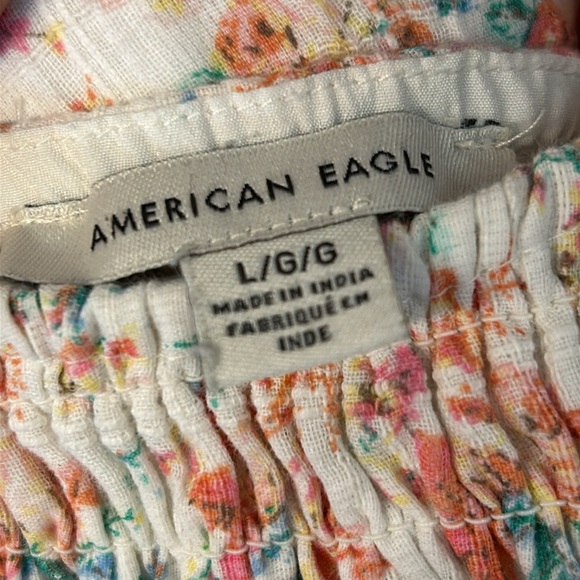 American Eagle Smocked Tiered Mini Dress - Picture 7 of 8